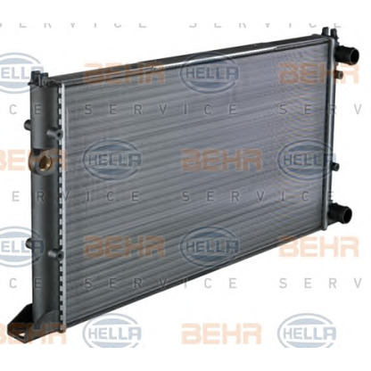 Photo Radiateur, refroidissement du moteur BEHR HELLA SERVICE 8MK376715021