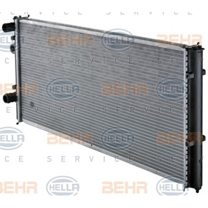 Photo Radiator, engine cooling BEHR HELLA SERVICE 8MK376715171