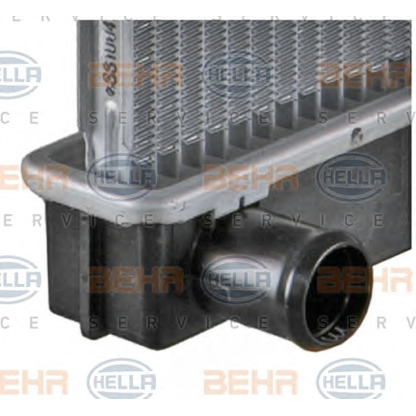 Photo Radiator, engine cooling BEHR HELLA SERVICE 8MK376718431