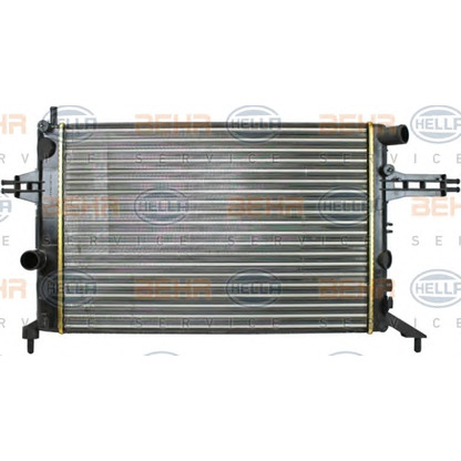 Photo Radiateur, refroidissement du moteur BEHR HELLA SERVICE 8MK376720421