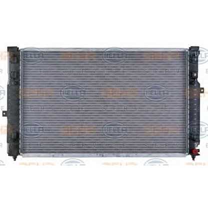 Photo Radiateur, refroidissement du moteur BEHR HELLA SERVICE 8MK376720591