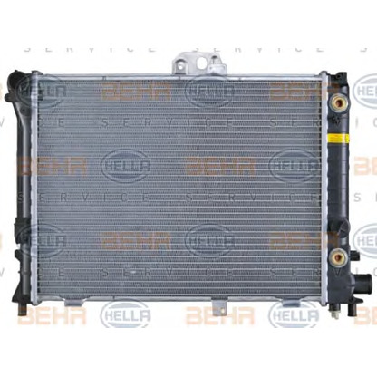 Photo Radiator, engine cooling BEHR HELLA SERVICE 8MK376720781