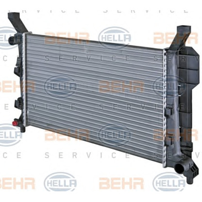 Photo Radiator, engine cooling BEHR HELLA SERVICE 8MK376721021