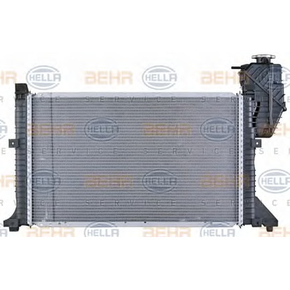 Photo Radiateur, refroidissement du moteur BEHR HELLA SERVICE 8MK376721441