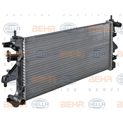 Photo Radiator, engine cooling BEHR HELLA SERVICE 8MK376745021