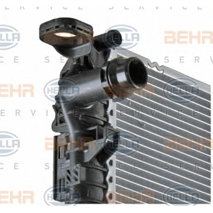 Photo Radiator, engine cooling BEHR HELLA SERVICE 8MK376745581