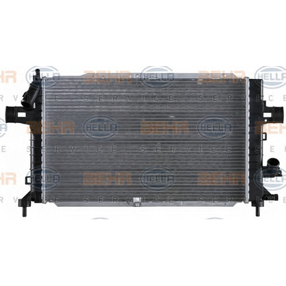 Foto Radiador, refrigeración del motor BEHR HELLA SERVICE 8MK376745791