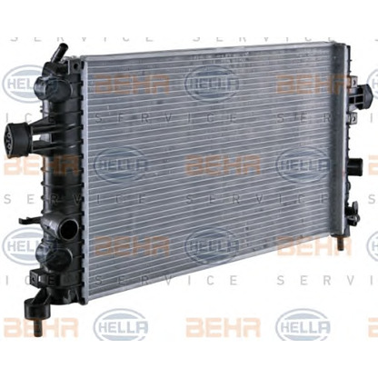 Photo Radiateur, refroidissement du moteur BEHR HELLA SERVICE 8MK376754081