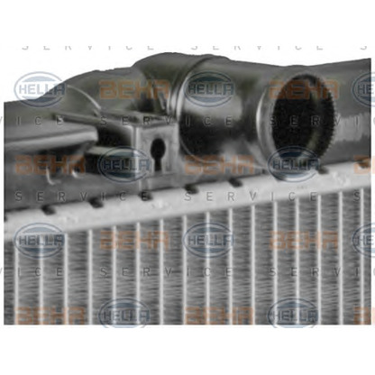 Photo Radiator, engine cooling BEHR HELLA SERVICE 8MK376763601