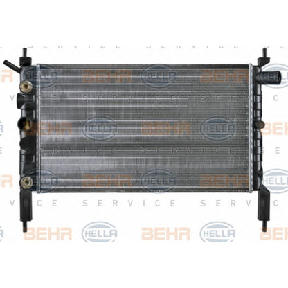 Foto Radiador, refrigeración del motor BEHR HELLA SERVICE 8MK376771051