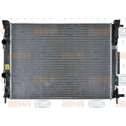 Foto Radiador, refrigeración del motor BEHR HELLA SERVICE 8MK376772031