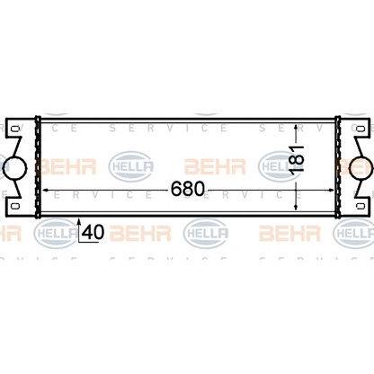 Фото Интеркулер BEHR HELLA SERVICE 8ML376776521