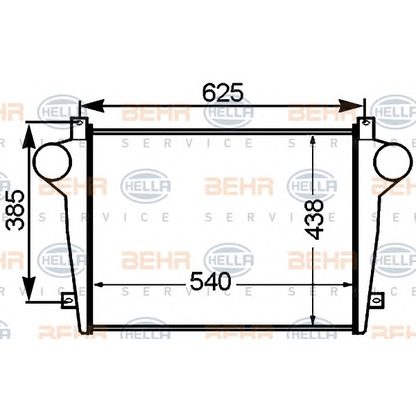 Фото Интеркулер BEHR HELLA SERVICE 8ML376776751