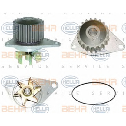 Photo Water Pump BEHR HELLA SERVICE 8MP376800201