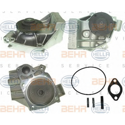 Photo Water Pump BEHR HELLA SERVICE 8MP376801251