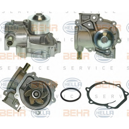 Photo Water Pump BEHR HELLA SERVICE 8MP376801711