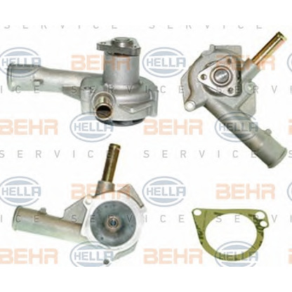 Photo Water Pump BEHR HELLA SERVICE 8MP376801751