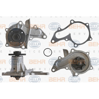 Photo Water Pump BEHR HELLA SERVICE 8MP376802461