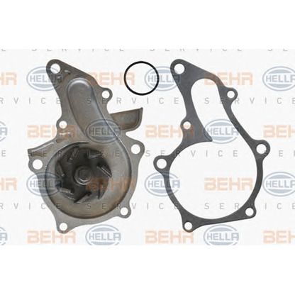 Photo Water Pump BEHR HELLA SERVICE 8MP376802461