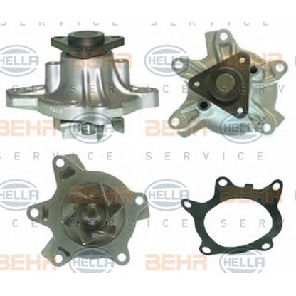 Photo Water Pump BEHR HELLA SERVICE 8MP376803031