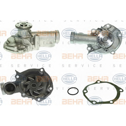 Photo Water Pump BEHR HELLA SERVICE 8MP376803081