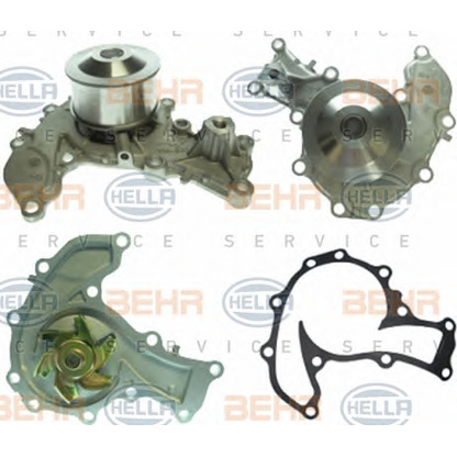 Photo Water Pump BEHR HELLA SERVICE 8MP376803541