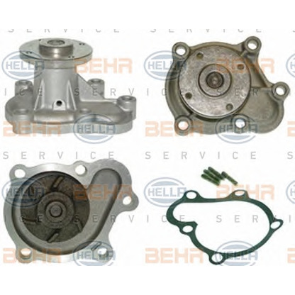 Photo Water Pump BEHR HELLA SERVICE 8MP376804401