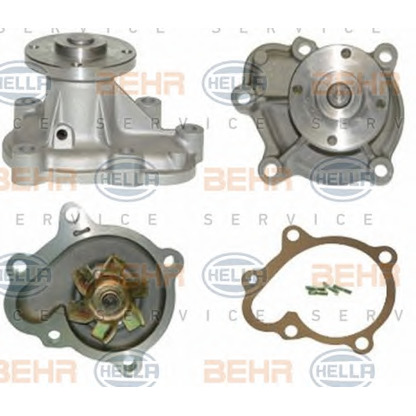 Photo Water Pump BEHR HELLA SERVICE 8MP376804431