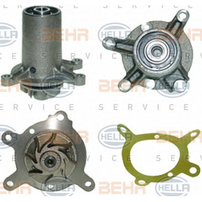 Photo Water Pump BEHR HELLA SERVICE 8MP376804521