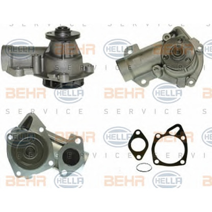 Photo Water Pump BEHR HELLA SERVICE 8MP376806051