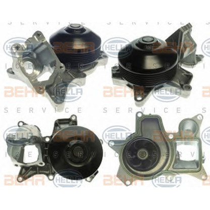 Photo Water Pump BEHR HELLA SERVICE 8MP376807571