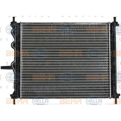 Foto Radiador, refrigeración del motor BEHR HELLA SERVICE 8MK376900091