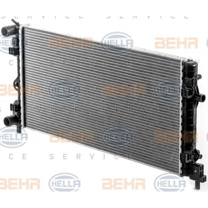 Фото Радиатор, охлаждение двигателя BEHR HELLA SERVICE 8MK376902001