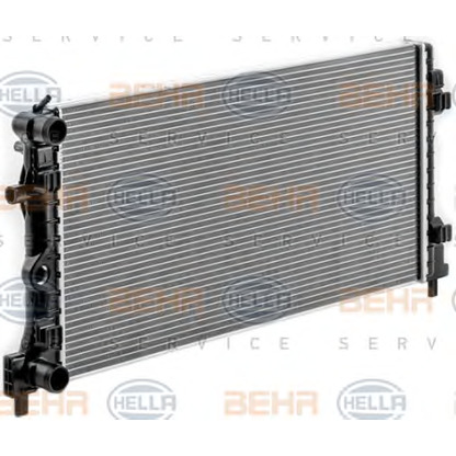 Photo Radiator, engine cooling BEHR HELLA SERVICE 8MK376902011
