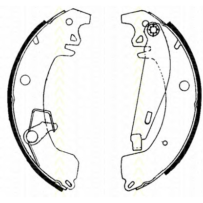 Photo Brake Shoe Set TRISCAN 810010031