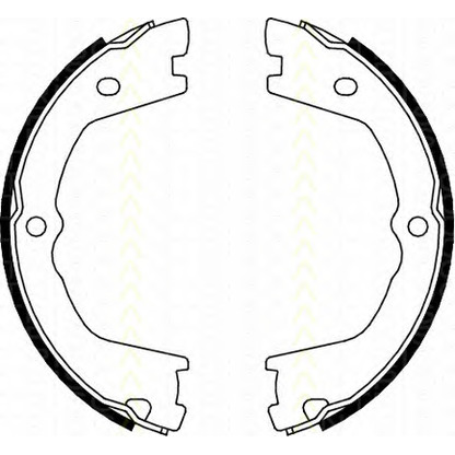 Photo Brake Shoe Set, parking brake TRISCAN 810015019