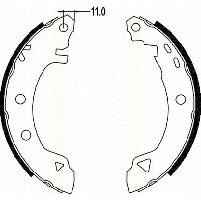 Foto Bremsbackensatz TRISCAN 810015580