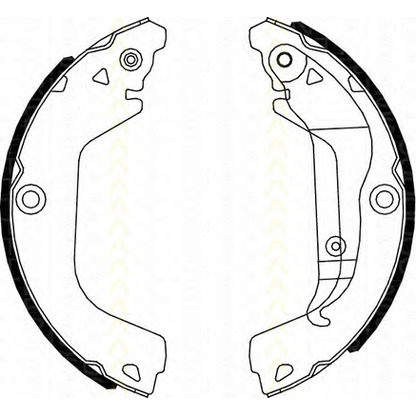 Photo Brake Shoe Set TRISCAN 810021002