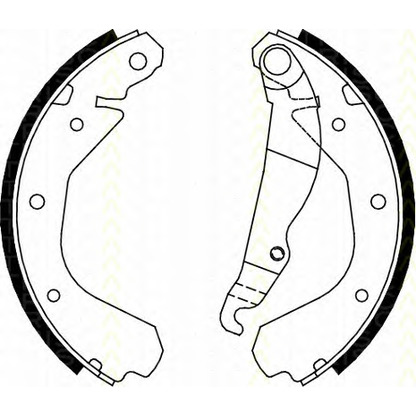 Zdjęcie Zesatw szczęk hamulcowych TRISCAN 810024413