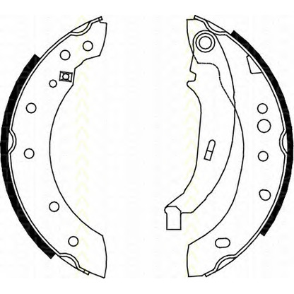 Foto Juego de zapatas de frenos TRISCAN 810028052