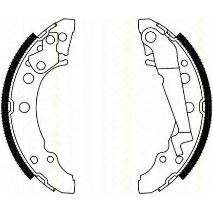 Photo Brake Shoe Set, parking brake TRISCAN 810029001