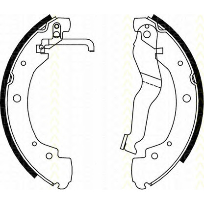 Photo Brake Shoe Set TRISCAN 810029549