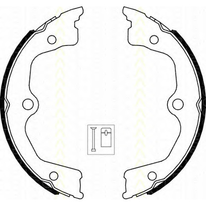 Zdjęcie Zesatw szczęk hamulcowych, hamulec postojowy TRISCAN 810040009