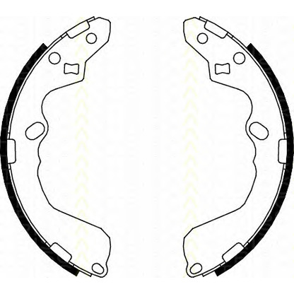 Photo Brake Shoe Set TRISCAN 810050002