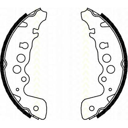 Photo Brake Shoe Set TRISCAN 810069608