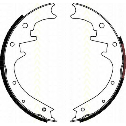 Photo Brake Shoe Set TRISCAN 810080018