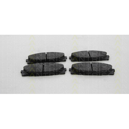 Photo Brake Pad Set, disc brake TRISCAN 811013091