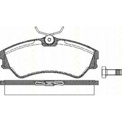 Foto Bremsbelagsatz, Scheibenbremse TRISCAN 811029939