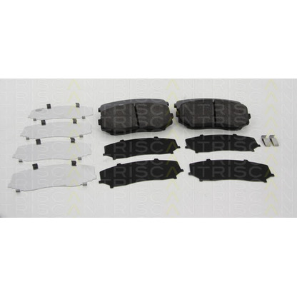 Photo Brake Pad Set, disc brake TRISCAN 811050030