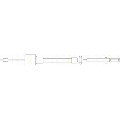 Photo Cable, parking brake TRISCAN 814090115